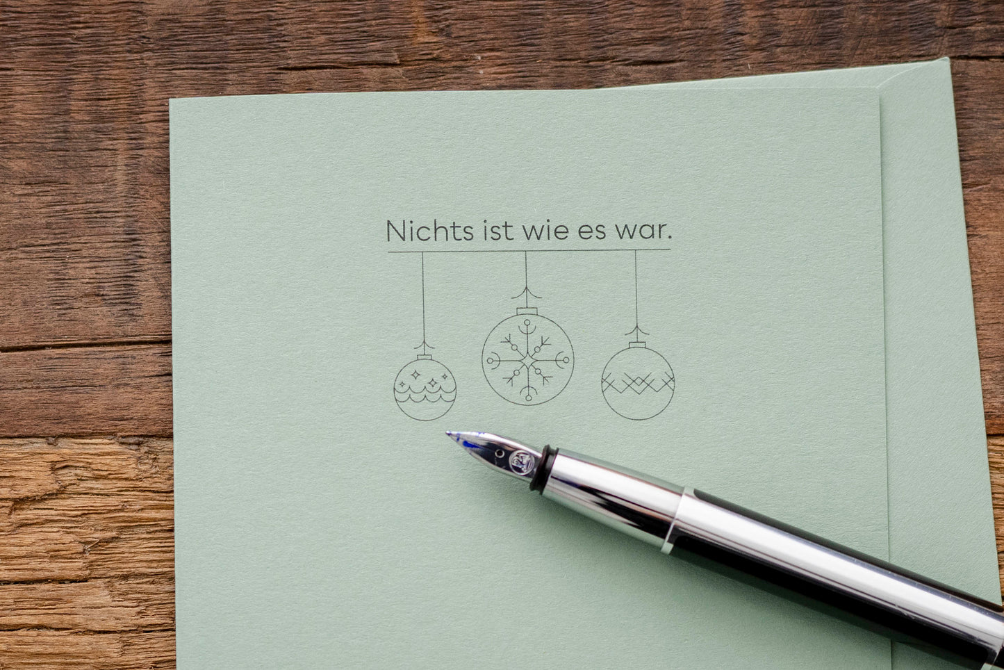 Gedenkkarte: "Nichts ist wie es war."