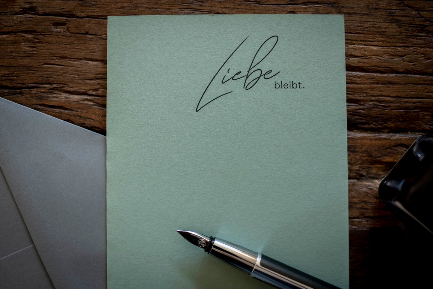 Trauerkarte: Liebe bleibt.
